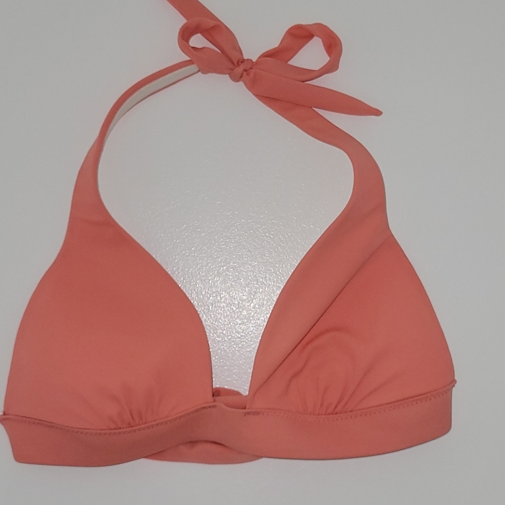 Victoria's Secret coral push up bikini top small